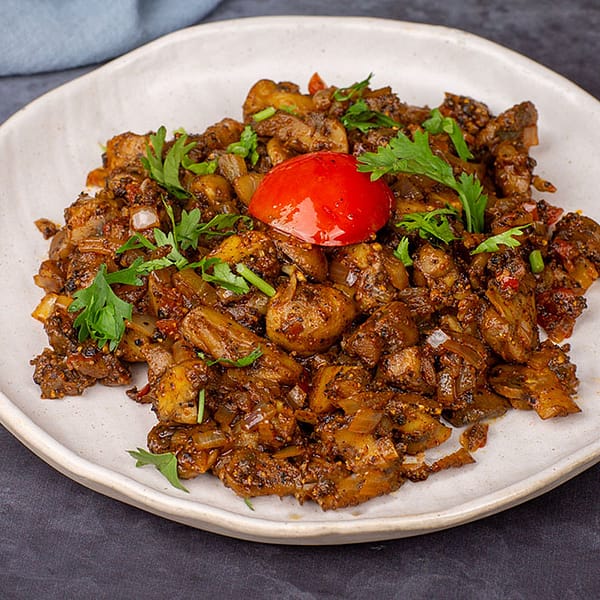 Mushroom Pepper Fry
