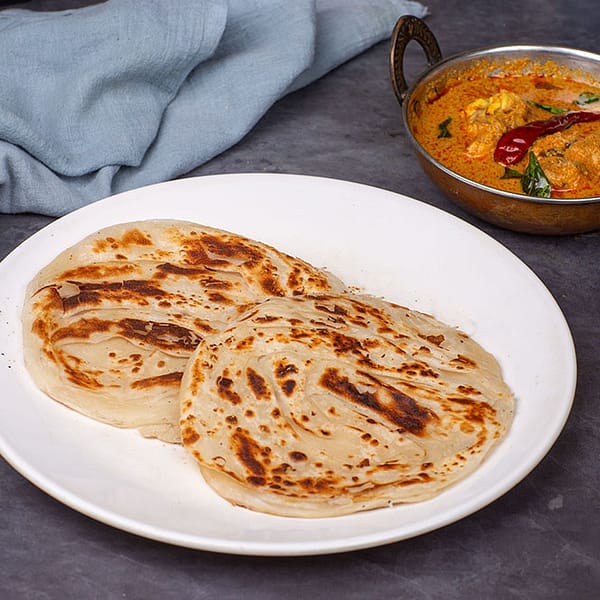 Parotta 2 + Chicken Curry + Sweet