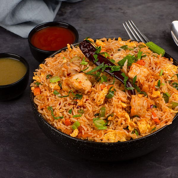 Schezwan Chicken Fried Rice